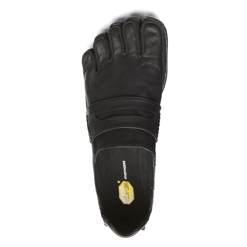 Vibram Five Fingers Mens Barefoot Shoes - Black - CVT-Leather - 81930-WYKG